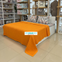 ETEHOMETEX ÇİFT KİŞİLİK HAVUZLU PİKE TAKIMI TURUNCU 8696474231884